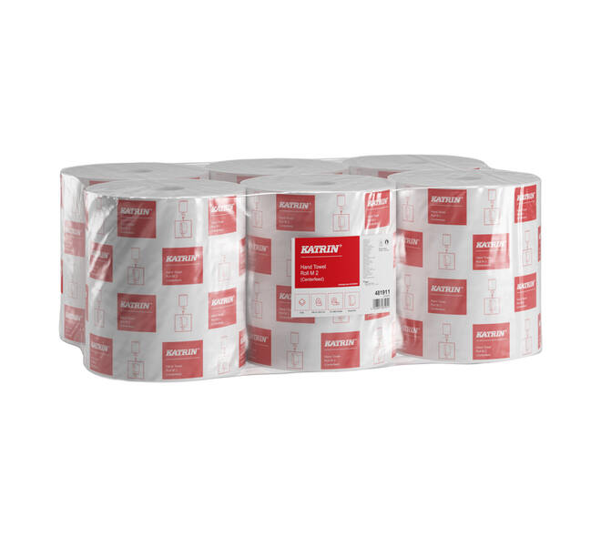 Poetspapier Katrin medium 2-laags 500 vel wit 481911