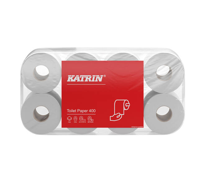 Toiletpapier Katrin 2-laags 400 vel wit 14293