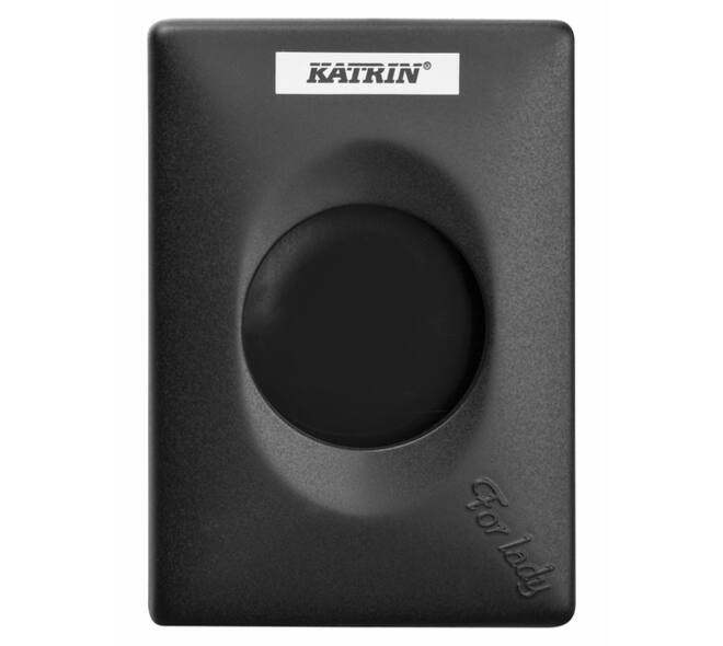 Damesverbandzakdispenser Katrin zwart 92247
