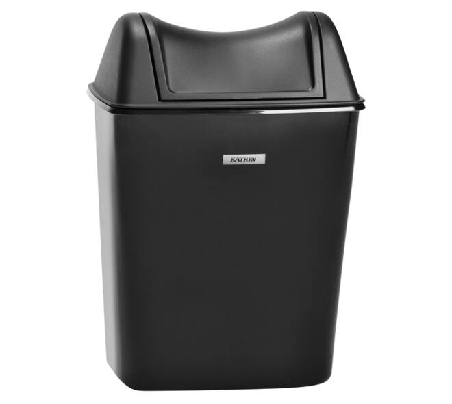 Dameshygiënebak Katrin 8 liter zwart 92223