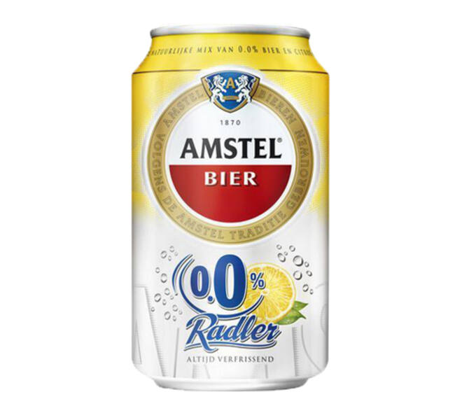 Bier Amstel Radler 0.0% blik 330ml