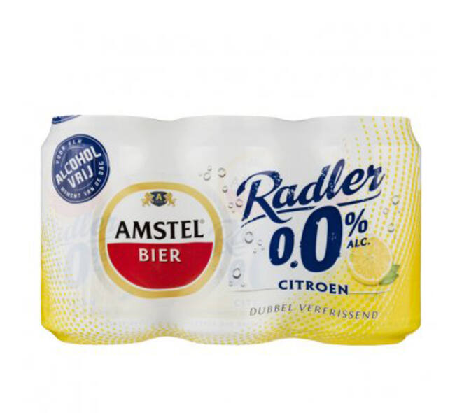 Bier Amstel Radler 0.0% blik 330ml