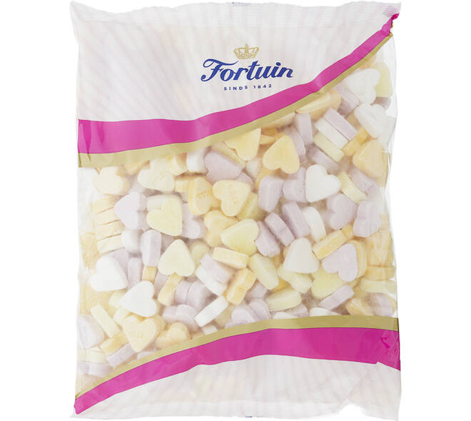 Snoep Fortuin vruchtenhartjes 1kg