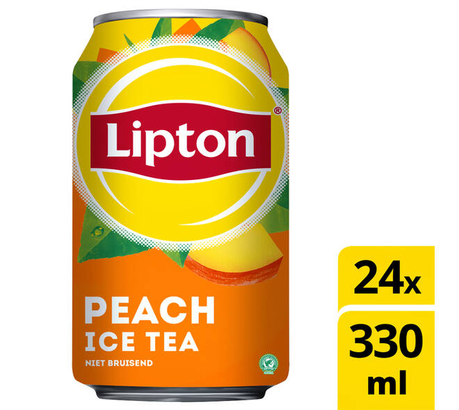 Frisdrank Lipton Ice Tea peach blik 330ml