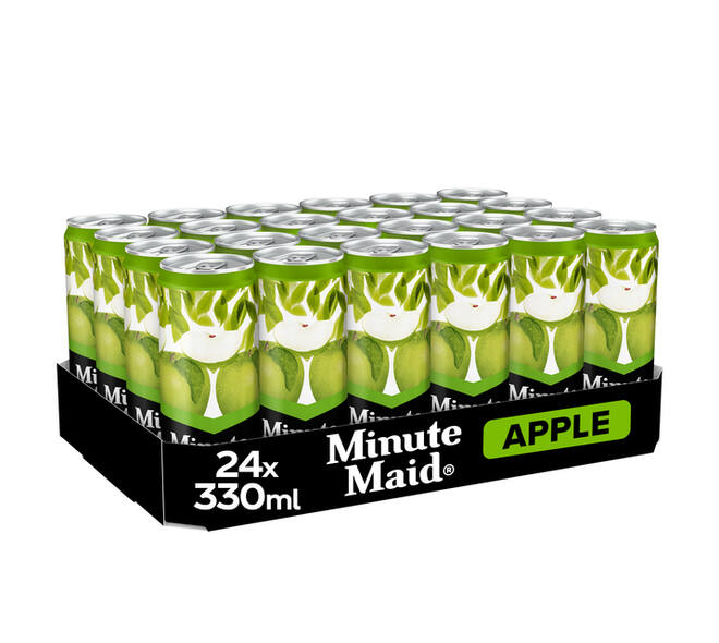 Frisdrank Minute Maid appelsap blik 330ml