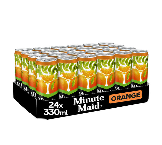 Frisdrank Minute Maid orange nectar blik 330ml
