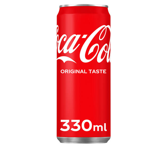 Frisdrank Coca Cola Regular blik 330ml