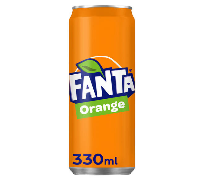 Frisdrank Fanta orange blik 330ml