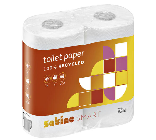 Toiletpapier Satino MT1 Smart 2-laags 200 vel wit 062420