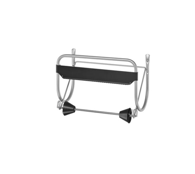Poetspapierdispenser Satino CR1 muurstandaard zilver 332380