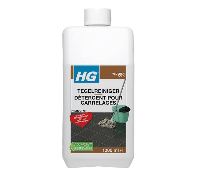 Vloerreiniger HG voor tegelvloeren 1l