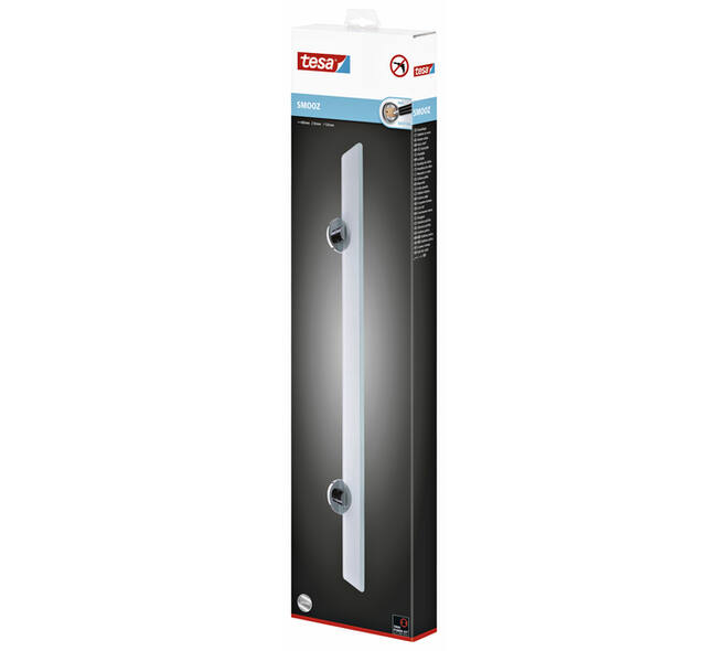 Planchet tesa® Smooz glas hoogglans verchroomd metaal zelfklevend
