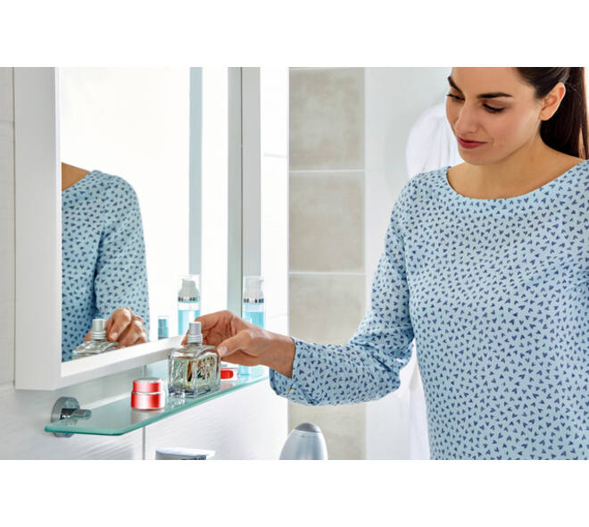 Planchet tesa® Smooz glas hoogglans verchroomd metaal zelfklevend