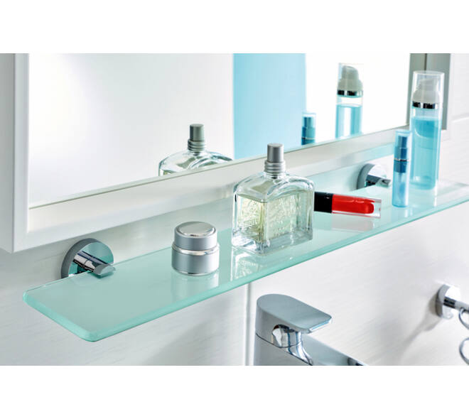 Planchet tesa® Smooz glas hoogglans verchroomd metaal zelfklevend