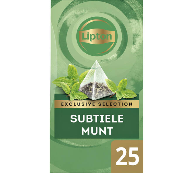 Thee Lipton Exclusive subtiele munt 25x2gr