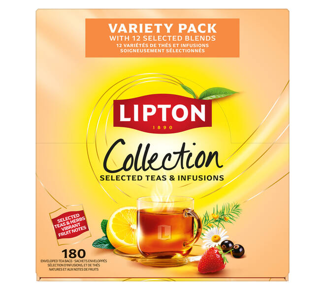 Thee Lipton assortimentsbox 12x15stuks