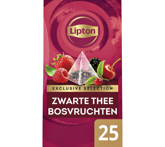 Thee Lipton Exclusive bosvruchten 25x2gr