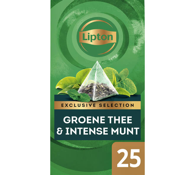 Thee Lipton Exclusive groene thee munt 25x2gr
