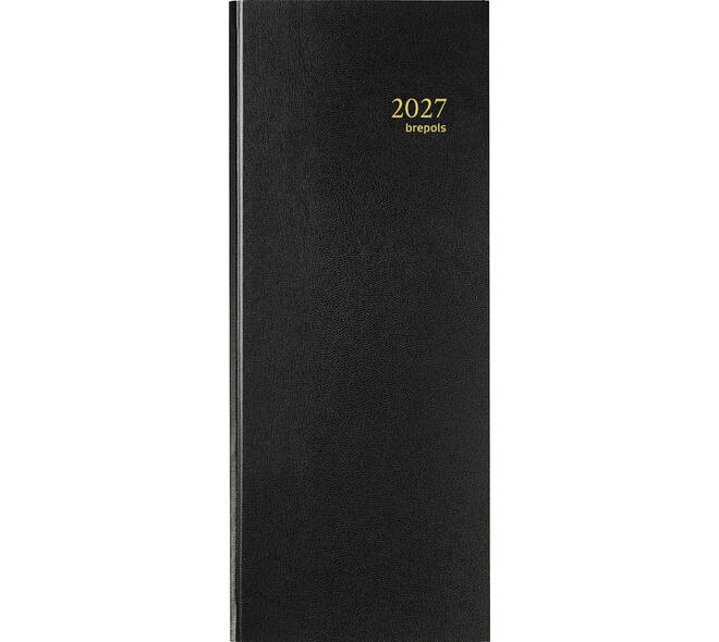 Agenda 2027 Brepols Saturnus Lima 1dag/1pagina zwart
