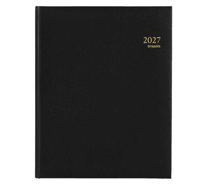 Agenda 2027 Brepols Concorde Lima 7dagen/2pagina's zwart