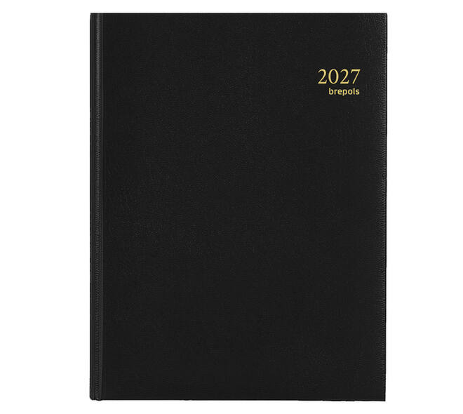 Agenda 2027 Brepols Timing Lima 7dagen/2pagina's viertalig zwart