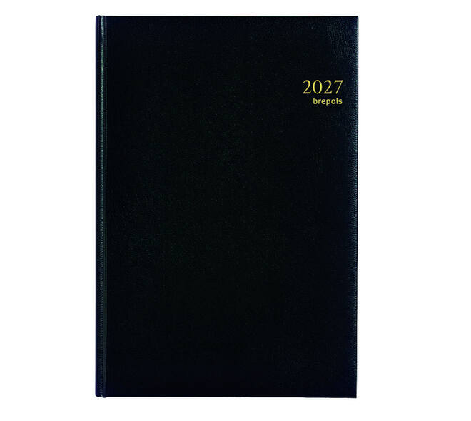 Agenda 2027 Brepols Omega Lima 7dag/2pagina's zwart