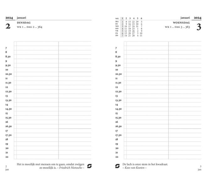 Agendavulling 2027 Succes Senior 1dag/1pagina