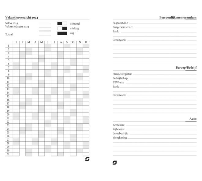 Agendavulling 2027 Succes Senior 7dagen/2pagina's