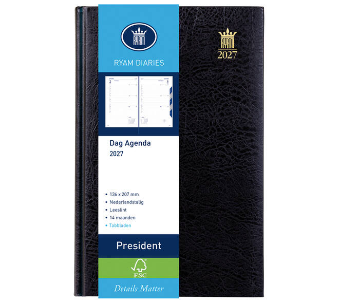 Agenda 2027 Ryam President Mundior 1dag/1pagina zwart