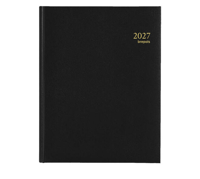 Agenda 2027 Brepols Timing Lima 7dagen/2pagina's zestalig zwart