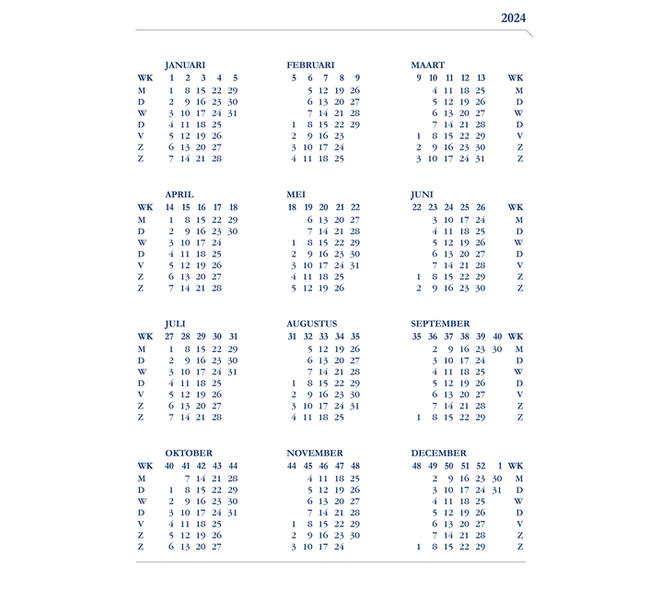 Agenda 2027 Ryam Weekplan Plus Mercury groot letter 7dagen/2pagina's zwart
