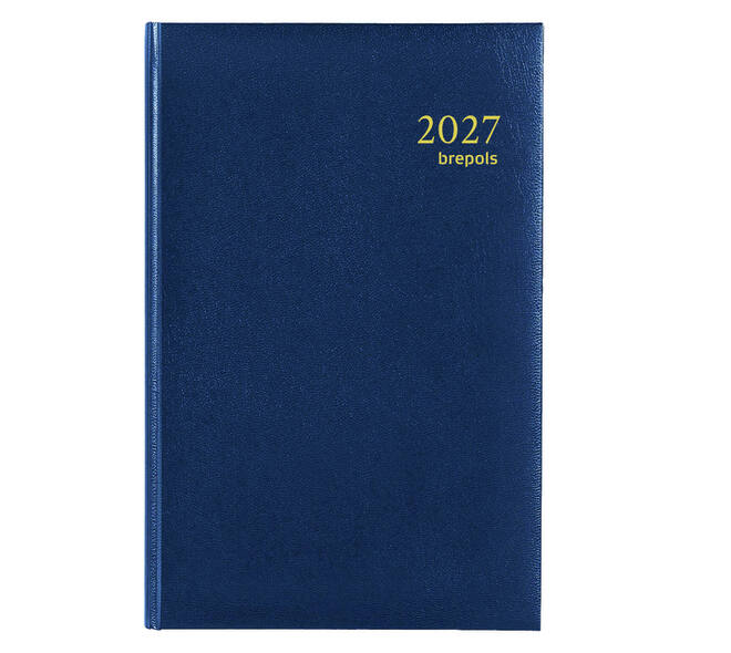 Agenda 2027 Brepols Saturnus Lima 7dagen/2pagina's blauw