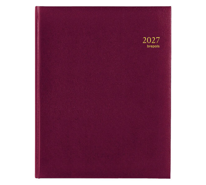 Agenda 2027 Brepols Concorde Lima 7dagen/2pagina's bordeaux