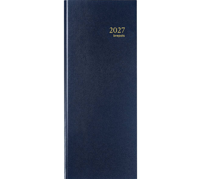 Agenda 2027 Brepols Saturnus Lima 1dag/1pagina blauw