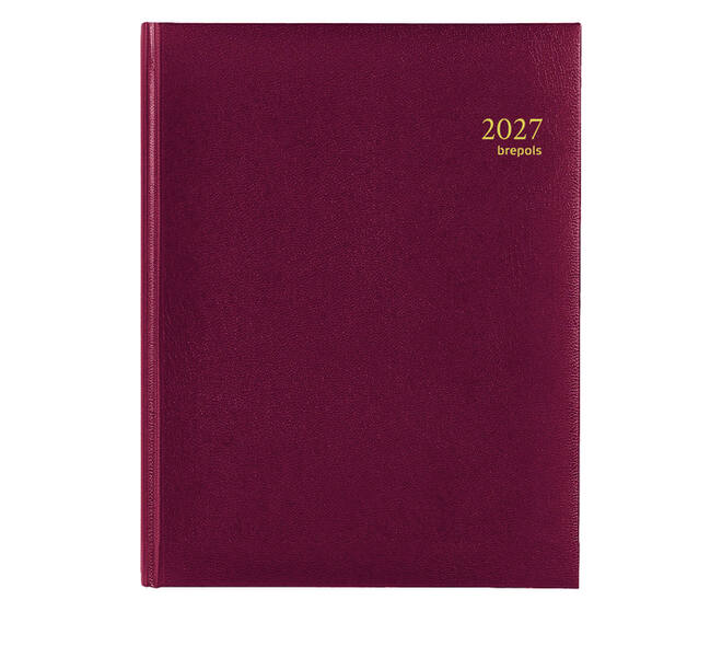 Agenda 2027 Brepols Timing Lima 7dagen/2pagina's zestalig bordeaux