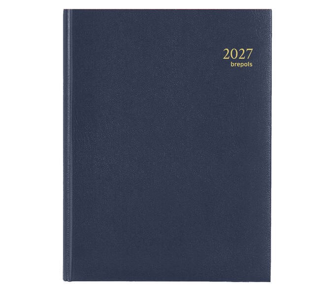 Agenda 2027 Brepols Timing Lima 7dagen/2pagina's viertalig blauw