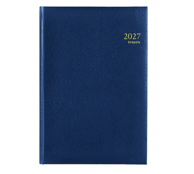 Agenda 2027 Brepols Omega Lima 7dagen/2pagina's blauw