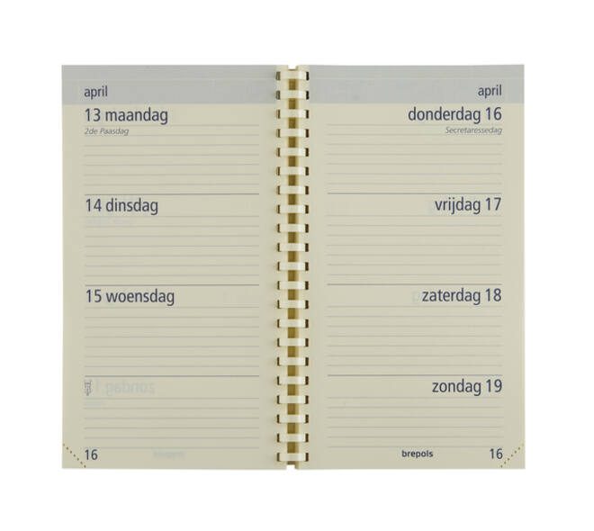 Agendavulling 2027 Brepols Optivision Pocket 7dagen/2pagina's