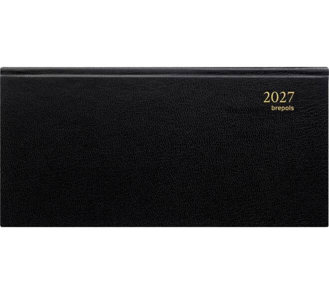 Agenda 2027 Brepols Breprint Lima 7dagen/2pagina's 14maands zwart