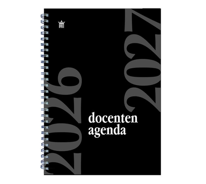 Schoolagenda 2026-2027 Ryam docenten 7dagen/2pagina's spiraal zwart
