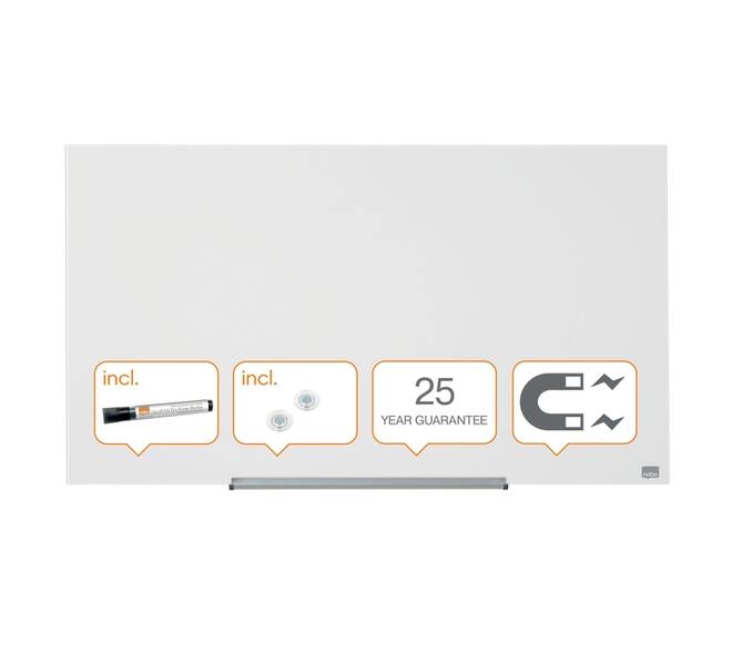 Glasbord Nobo Impression Pro 99,3x55,9cm briljant wit