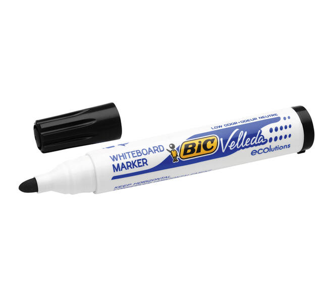 Whiteboardmarker Bic Velleda 1701 rond large zwart