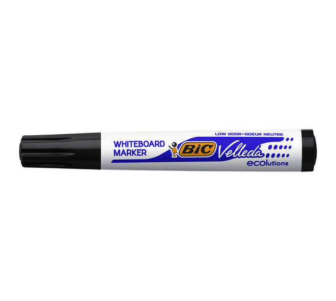 Whiteboardmarker Bic Velleda 1701 rond large zwart
