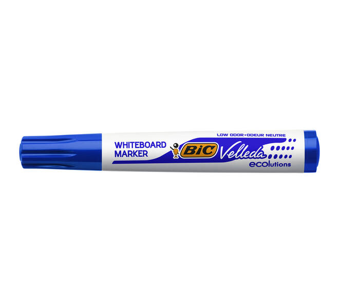 Whiteboardmarker Bic Velleda 1701 rond large blauw