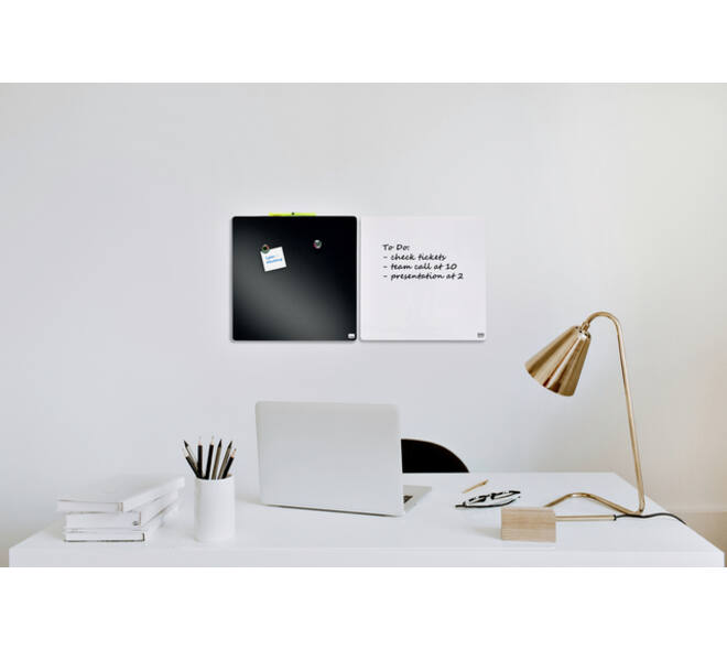 Whiteboard Nobo tegel 36x36cm wit magnetisch