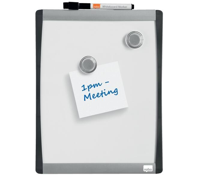Whiteboard Nobo 28x21.5cm gewelfd