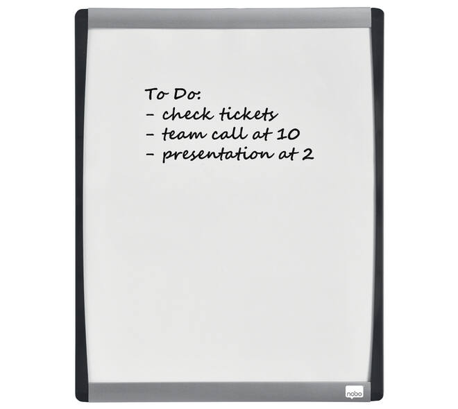 Whiteboard Nobo 35.5x28cm gewelfd