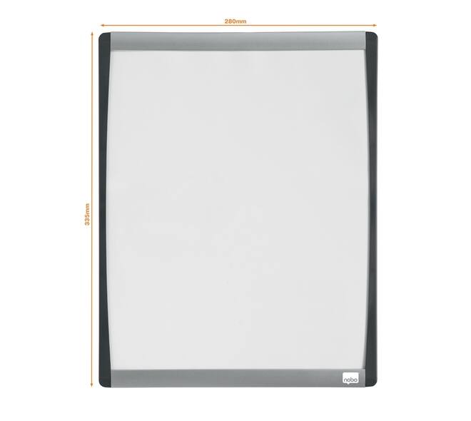 Whiteboard Nobo 35.5x28cm gewelfd
