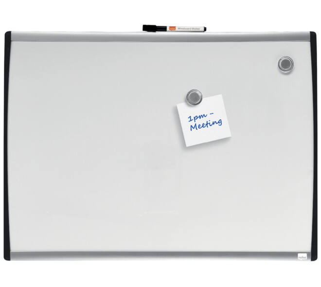 Whiteboard Nobo 58.5x43cm gewelfd