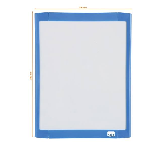 Whiteboard Nobo 21.6x28cm magnetisch assorti